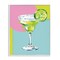 Stupell Industries Cocktail with Lime Slice Framed Giclee Wall Art Design by Susan Jill
